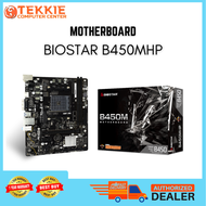 BIOSTAR B450MHP MOTHERBOARD SUPPORT A6, A8, A10, ATHLON, AM4 SOCKET ( 4,000 TO 5,000 SERIES NOT SUPP