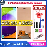 Original Lcd For Samsung Galaxy A52 4G A525F/A52 5G A526 SM-A526B SM-A526B/DS / A52S 5G A528B LCD Di