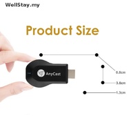 <AZs>[WellStay] AnyCast M12 Plus WiFi Receiver Airplay Display Miracast HDMI TV DLNA 1080P [MY]