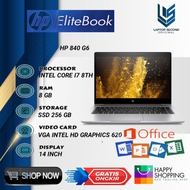 HP ELITEBOOK 840 G6 CORE I7 GEN8 RAM 8GB/SSD 256GB BERKUALITAS 