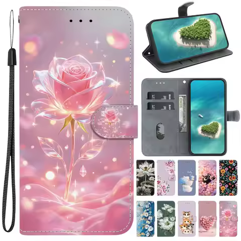 Leather Wallet Flip Case For Sony Xperia 10 5 1 VIII VII III V IV VI 2024 2023 10 Plus L3 L4 Stand C