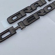NEW Dual Colors One-piece Letters Emblem Car Styling Side Doors Fender Nameplate Logo Sticker for Jeep Grand Cherokee Car Accessory