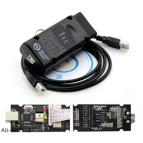 【S】2021 200603a OPCOM V5 PIC18F458 OP COM 1.99 Support Flash Firmware Update OP-COM CAN BUS OBD2 Car
