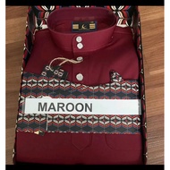 BAJU MELAYU ELRAH EXCLUSIVE  MAROON🔥 NEW ARRIVAL 2024🔥BY ELRAH EXCLUSIVE COLLECTION 2024