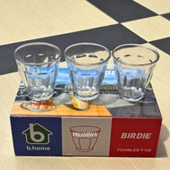 6 PCS BIRDIE SHOT ESPRESSO GLASS beautiful glass glass cute glass cute glass espresso coffee glass