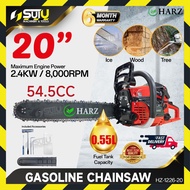 HARZ HZ-1226-20 / HZ1226-20 / HZ1223-20 54.5CC 20" Gergaji Rantai Petrol / Gasoline Chainsaw 2.4kW