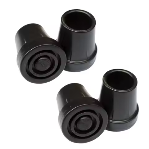 4pcs Cushioned Non-Slip Walking Stick Ferrule Rubber 19mm Heavy Duty Walking Stick Pad Durable Cane 