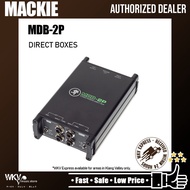 Mackie MDB-2P 2 Channel Stereo Passive Direct Box DI Box (MDB 2P/MDB2P)