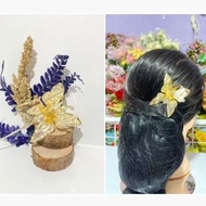 1 butterfly motif hair comb