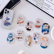 Sick Duck Magsafe Phone Holder with Stretchable Foldable Stand Transparent Phone Ring Grip for Girl 