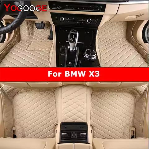 YOGOOGE Custom Car Floor Mats For BMW X3 E83 F25 G01 F97 Auto Carpets Foot Coche Accessorie