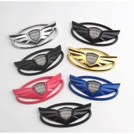 Front logo Rear logo Suitable for Hyundai Rohens genesis coupe logo Head logo Tailgate Car Sticker S