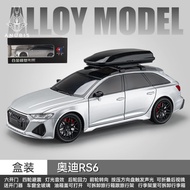 Mô Hình Xe Ôtô Kim Loại 1/24 Siêu Xe AUDI RS6 Dùng Để Trưng Bày Bàn Làm Việc Làm Đồ Chơi Trẻ Em