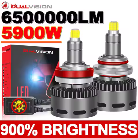 3D 360 H7 H11 LED Headlights 5900W High Power Canbus Led HB3 9005 6000K HB4 9006 9012 HIR2 D2S/R 430