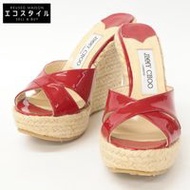 รองเท้าส้นสูงแบบเวดจ์ Jimmy Choo [สภาพเหมือนใหม่] ไซส์ 36