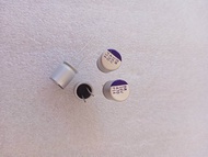 คาปาซิเตอร์ 470UF 16V  C470UF 16V ตัวสีเงินแถบสีม่วง ขนาด8x12mm. ของใหม่แกะกล่องของแท้แน่นอน 470UF 1