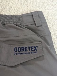 Hilltop 山頂鳥 GORE-TEX 軍綠色登山長褲 機車防風防雨防水褲 寬管防水褲