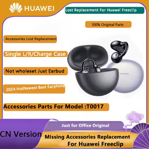 Original Parts Replacement Accessories for Huawei Freeclip (T0017) Bluetooth Earphone Single L /R On
