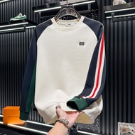 FGD | เสื้อคลุมแขนยาวคอลมปักลายสีบล็อก