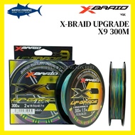 YGK X-BRAID UPGRADE X9 BRAIDED FISHING LINE X113 (300M)