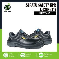 INDOJAYA Safety Shoes KPR L-026X (S1) Genuine Buffalo Leather Work Shoes Anti-Electric Anti-Slip Sho