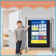 Alphabet Pocket Chart Alphabet Wall Pocket Chart Interactive Letter Handwriting Practice Tool for Pr