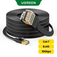 UGREEN Flat Cat7 Ethernet Cable RJ45 10Gbps Network Cable U/FTP Lan Cable Cat 7 RJ45 Patch Cord 8m/1