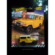 HW Hotwheels Premium Toyota Land Cruiser FJ43 Diecast Hot Wheels Yellow Boulevard 2025HW