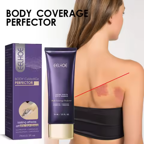 Body Concealer Moisturizing Cover up Scar Blemish Spot Sweatproof Tattoo Full Coverage Natural Finis