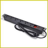 ✻ ⊕ ❁ PRORACK 6 Slots Universal 19 Rack Mount PDU Power Distribution Unit (PDU)