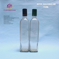 BKMJK750 750ml glass bottle box oilOlive 750ml oil bottle/ with screw cap