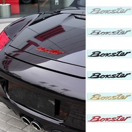 Car 3D Letter Styling Trunk Rear Decal Emblem Badge Sticker For Porsche Cayman Macan S 911 Cayenne G