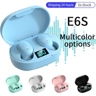 E6S Fone TWS Wireless Bluetooth Earphone Noise Reduction Earbuds With Mic Handsfree Earbuds For Xiaomi Redmi