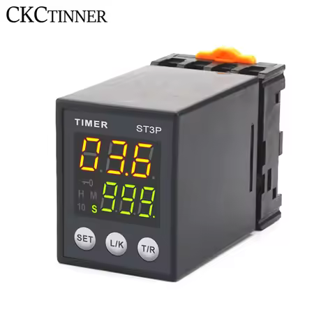 LCD Digital Time Relay ST3P-1Z ST3P-2Z ST3P-2ZH Programmable Delay Relay Power-off Delay 12V/24V/220