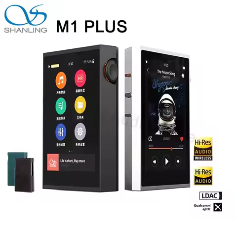SHANLING M1 PLUS MP3 Player Hifi Protable Music Player Hi-res MP3 Player Bluetooth 5.2 WiFi ES9069Q