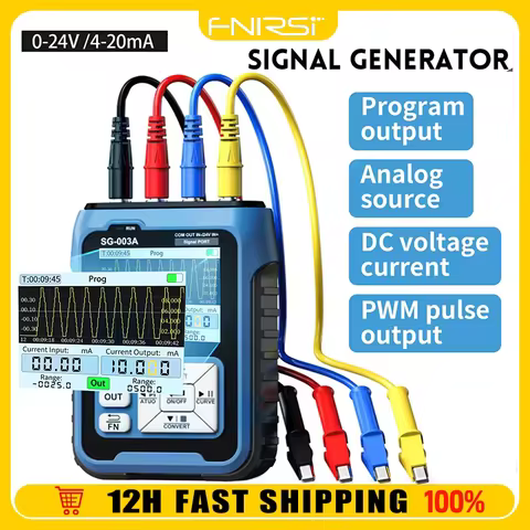 SG-003A FNIRSI 0-10V Adjustable Current Voltage Simulator 4-20mA Gerador De Sinal Sources Transmitte