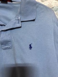 （古著）Ralph Lauren 寶寶藍短袖polo衫