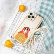 Softcase Macaron + Sling tali Motif For REALM C35 REALM C31 REALM C21Y - UV 14 - casing realme c15 -