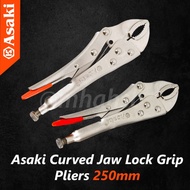 ASAKI AK-8252 200MM / AK-8254 180MM  / AK-8255  250MM GURVED JAW LOCK-GRIP PLIERS