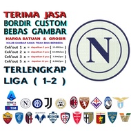 NAPOLI PATCH EMBROIDERED BET LOGO/REMBLEM FOOTBALL CLUB SERIE A ITALY