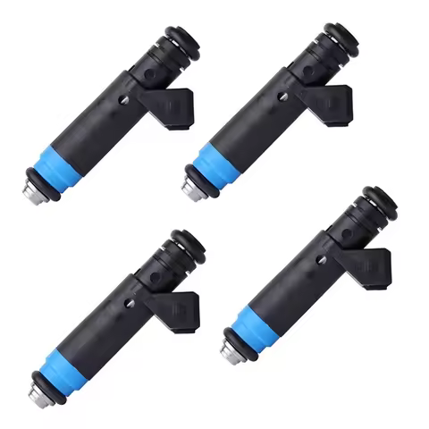 4 Piece 850CC 80Lb High Impedance Injection Nozzle Fuel Injector Black ABS+Metal For Ford GM V8 LT1 