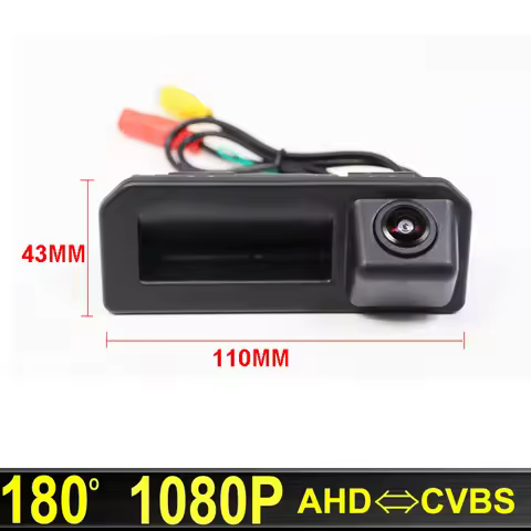 180° 1920x1080P HD AHD Vehicle Rear View Camera For VW Passat Polo Facelift Skoda Kodiaq Cayenne Bor