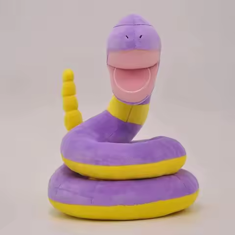 Anime Pokemon 22cm Ekans Cartoon Pikachu Arbor Snake Dolls Halloween Decorations Gift