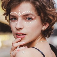 Facial Pearls Stickers Glue-free Stage Performance Party Gathering Concert Suitable For E7n7