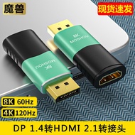 Warcraft DP 1.4 to HDMI Version 2.1 Adapter Computer Graphics Card to TV 8K 60Hz/4K 120Hz