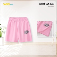 Girls' elastic shorts ENS25S001R (8-17 years old) are cute on summer days, easy to mix and match - W