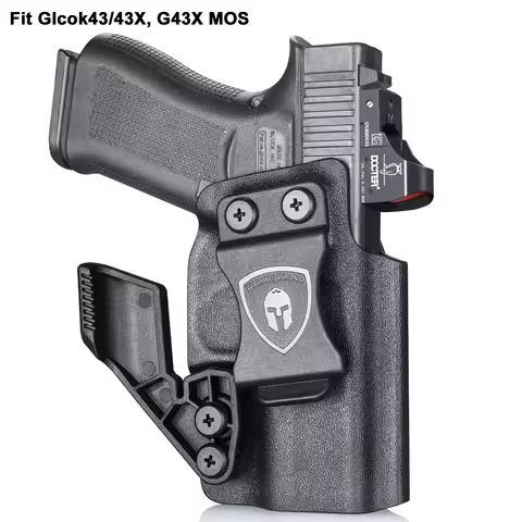 Only For Glcok 43/43X,G43X MOS,IWB Kydex Holster-Claw,Compatible Sight,Optical,Insert Click Sound,Ta