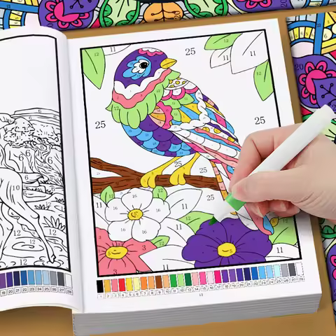 Adult Digital Coloring Book: Relaxation and Focus Patterns, Natural Scenery, Garden Scenes, Floral T
