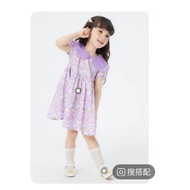 DM-081 Floral Tunic Dress Size 100,120,130,140,150