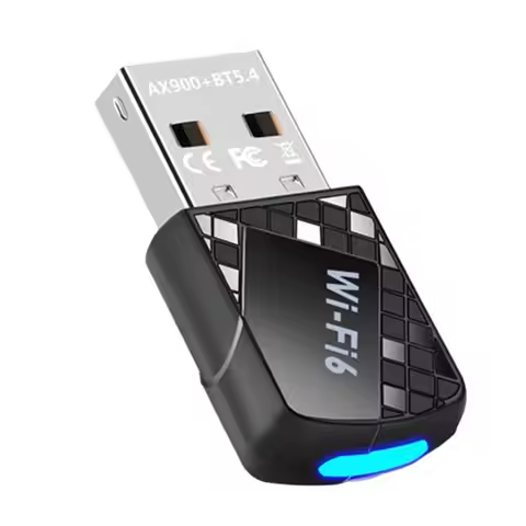 A12E-AX900 USB Wifi 6 Adapter 900Mbps Bluetooth 5.4 2 In 1 USB Dongle 2.4G 5G Wireless WLAN Receiver